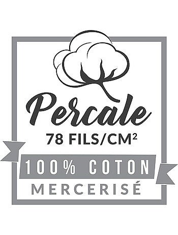 Draps housse percale de coton 78fils lia promo linge
