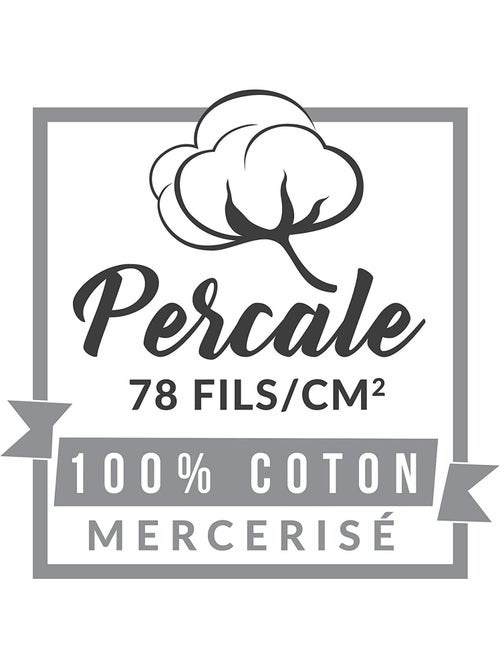 Draps housse percale de coton 78fils lia promo linge - Kiabi Draps housse percale de coton 78fils lia promo linge - Kiabi