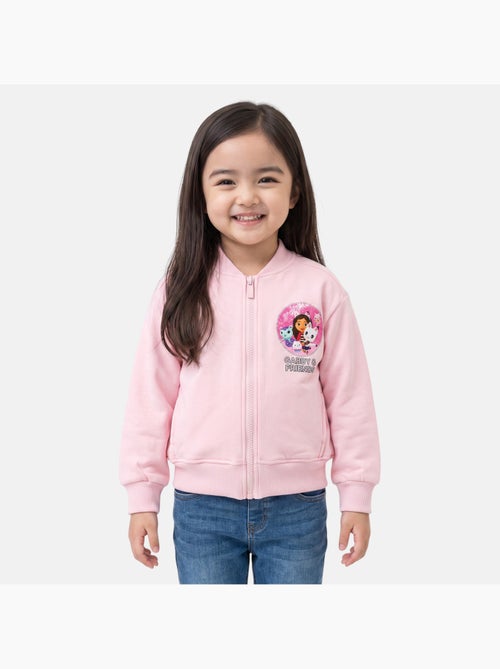 Dreamworks - veste zippée imprimée, manches longues et finitions bord-côte - Kiabi