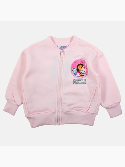 Dreamworks - veste zippée imprimée, manches longues et finitions bord-côte - Kiabi