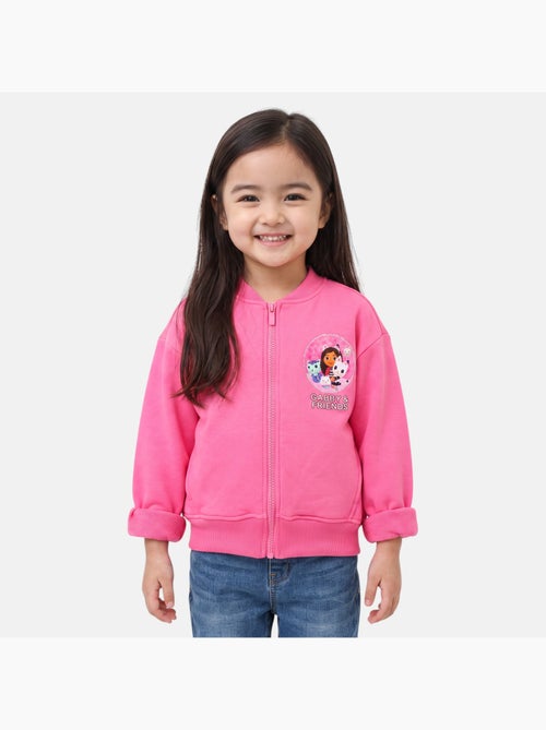 Dreamworks - veste zippée imprimée, manches longues et finitions bord-côte - Kiabi