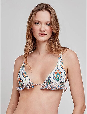Driehoekige bikini top zonder beugel