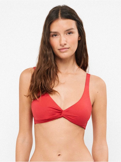 Driehoekige bikini top zonder beugel - Kiabi