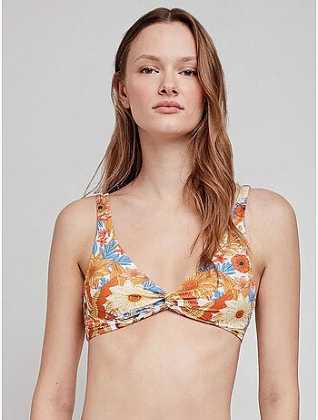 Driehoekige bikinitop zonder beugel