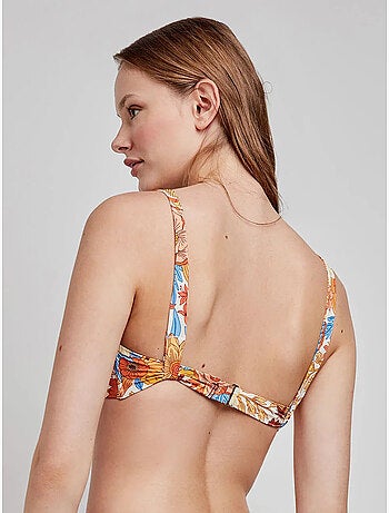 Driehoekige bikinitop zonder beugel