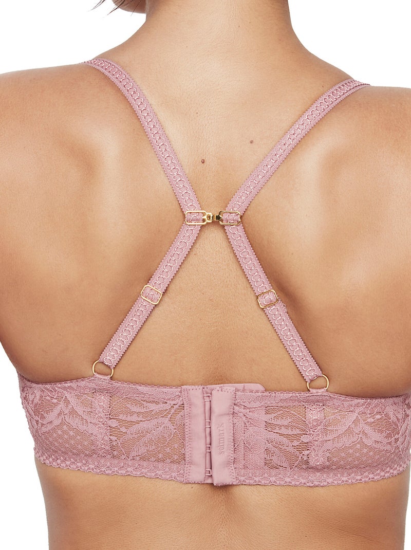 Driehoekige plungebeha malitzia Roze - Kiabi