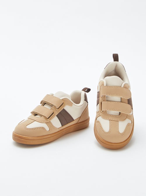 Driekleurige, lage sneakers - Kiabi