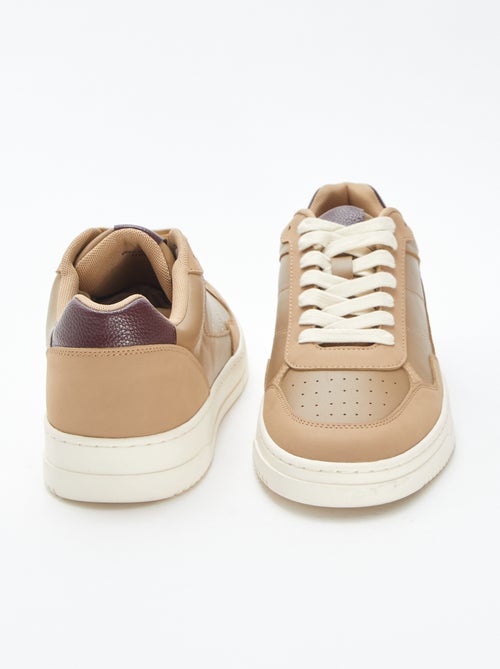 Driekleurige, lage sneakers - Kiabi