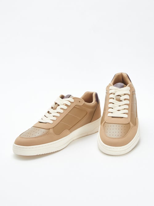 Driekleurige, lage sneakers - Kiabi