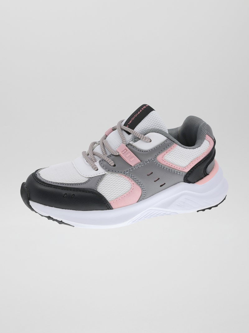 Driekleurige sportschoenen GRIJS - Kiabi