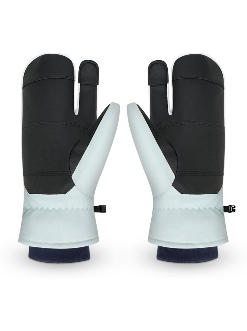 Drievinger lobster skihandschoenen Blauw - Kiabi