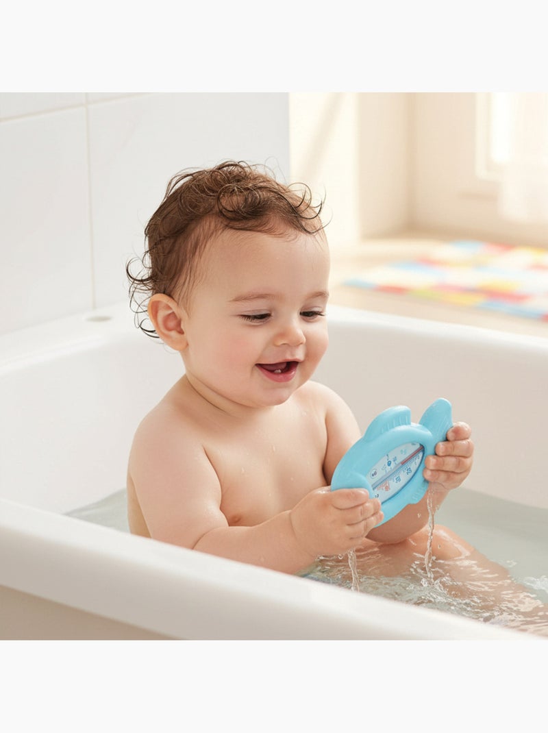 Drijvende badthermometer kwikvrij Blauw - Kiabi