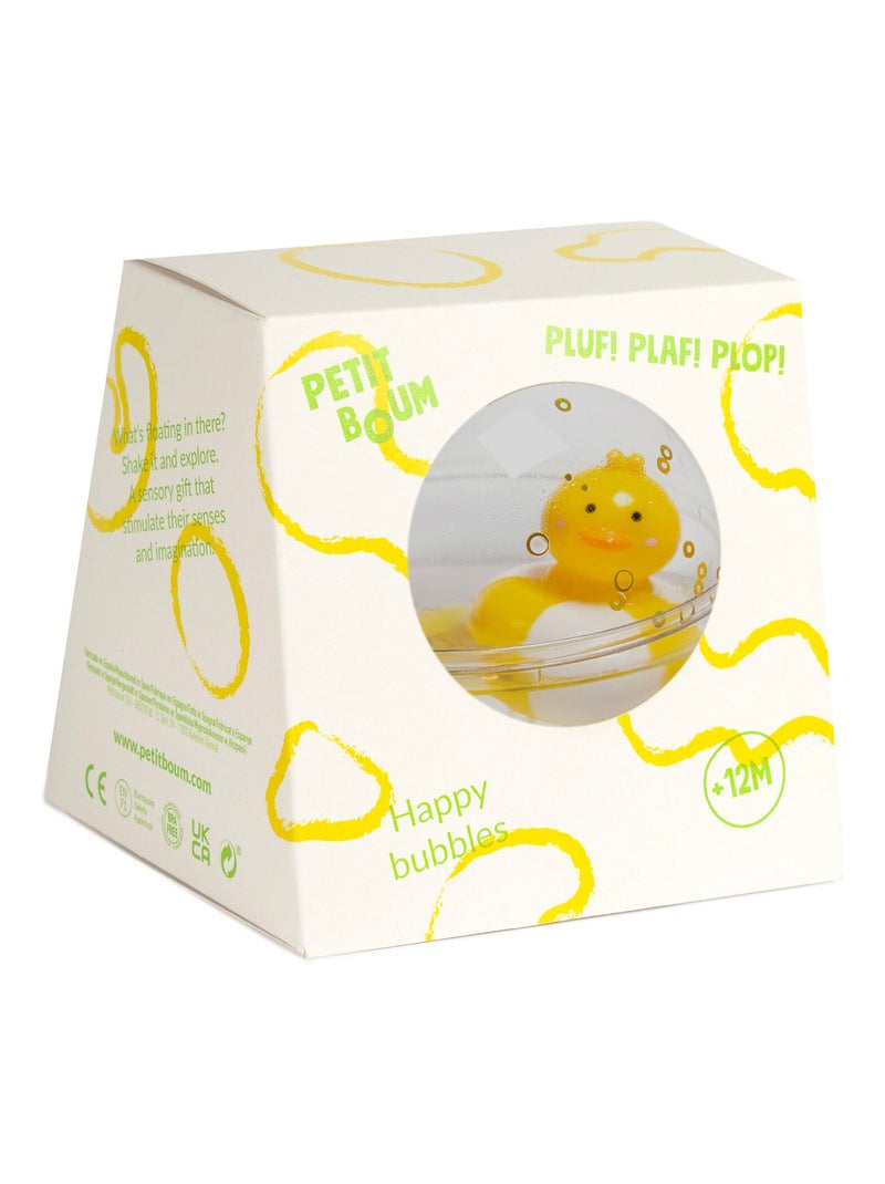 Drijvende speelbal happy bubble Geel - Kiabi