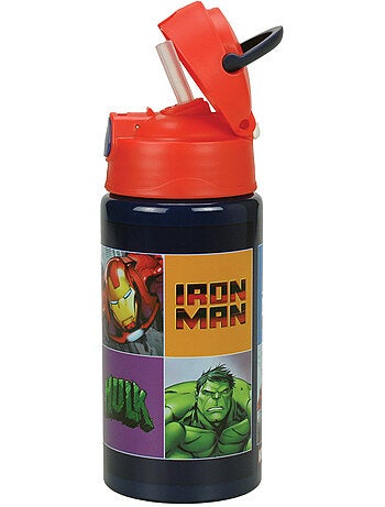 Drinkfles Aluminium Avengers met rietje 50 cl – Dop flip-top