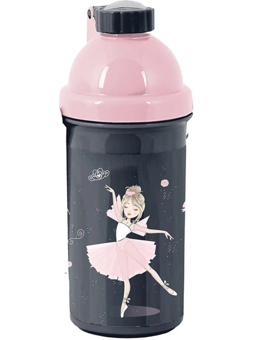 Drinkfles ballerine van kunststof – 18 cm, dop met vis - Kiabi