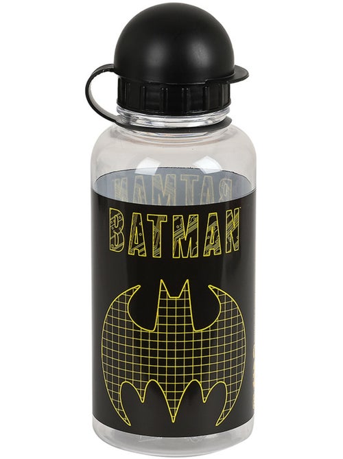 Drinkfles Batman Comix 500 ml transparente – capuchon dôme zwart Batman - Kiabi