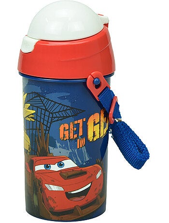 Drinkfles kinderen Cars FlashMcQueen PVC 500 ml – Band afneembaar CARS