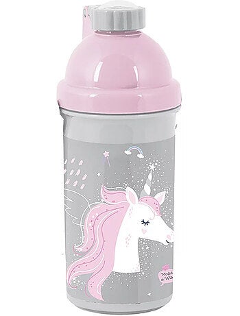 Drinkfles kinderen eenhoorn 'Make a Wish!' van kunststof 18 cm – CMP