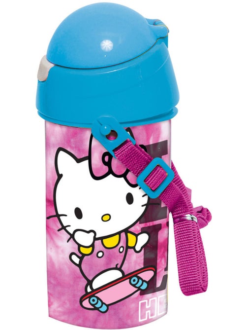 Drinkfles met rietje 500 ml 'Hello Kitty' – Band afneembaar GIM - Kiabi Drinkfles met rietje 500 ml 'Hello Kitty' – Band afneembaar GIM - Kiabi
