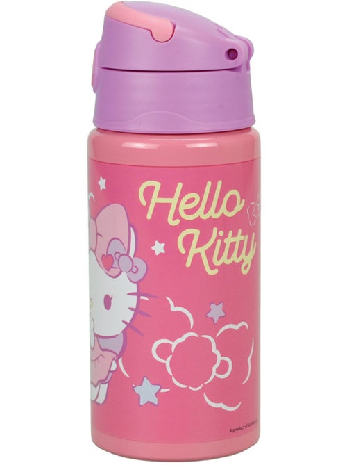 Drinkfles van aluminium 'Hello Kitty' roze – Dop met klepdop 50 cl - Kiabi Drinkfles van aluminium 'Hello Kitty' roze – Dop met klepdop 50 cl - Kiabi