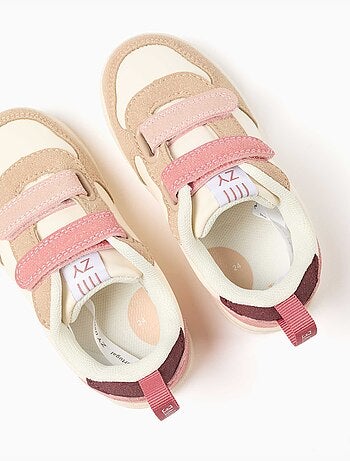 Dual-fabric zy move sneakers