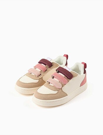Dual-fabric zy move sneakers