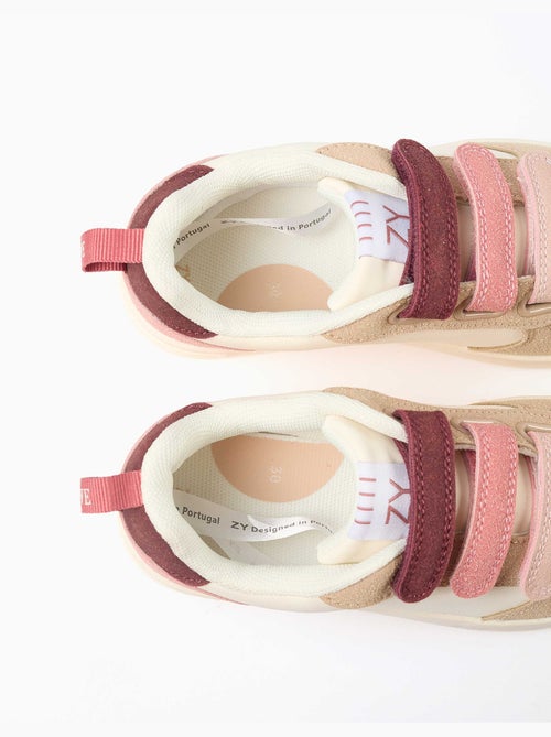 Dual-fabric ZY Move sneakers - Kiabi Dual-fabric ZY Move sneakers - Kiabi