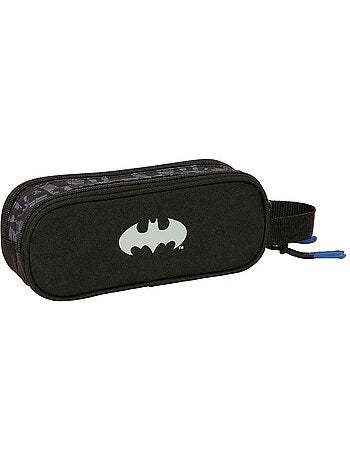 Dubbel pennenzak Batman met 2 vakken handgreep 21x6x8 cm