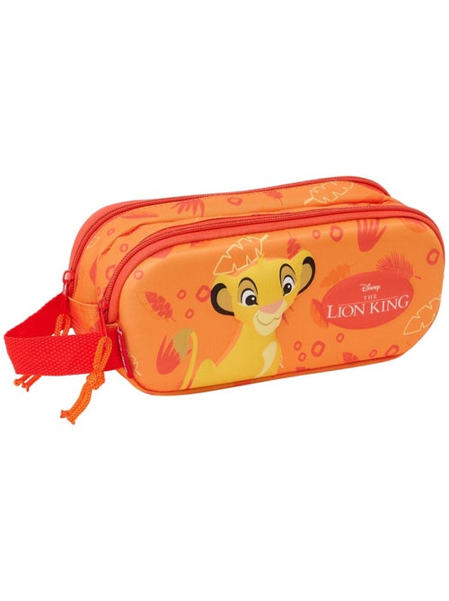 Dubbel pennenzak met ritssluiting 3D 'The Lion King' Simba – 21 x 8 x 6 cm Disney - Kiabi