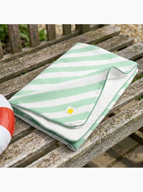 Dubbele bad- en strandhanddoek van bedrukte katoenen gaas - Kiabi Dubbele bad- en strandhanddoek van bedrukte katoenen gaas - Kiabi