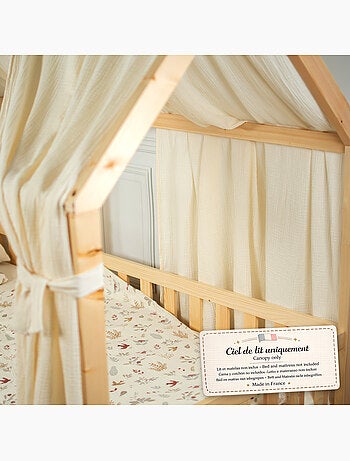 Dubbele bedhemel set katoen