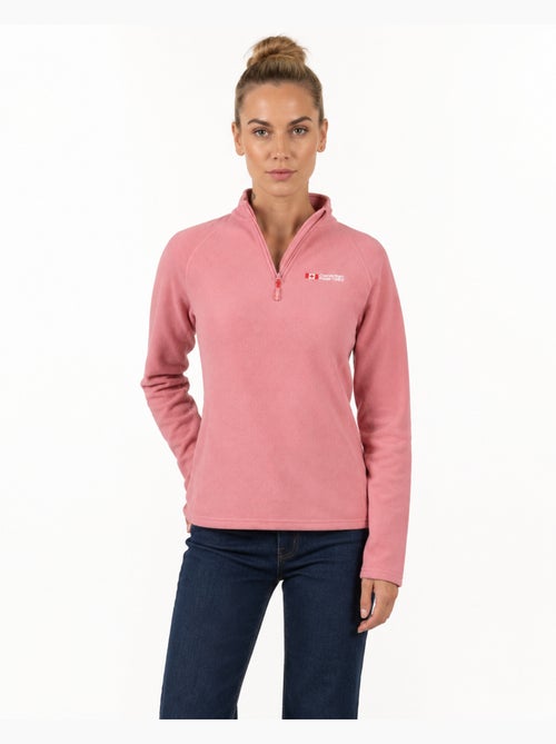 Dunne fleece met rits en opstaande kraag tugeak – canadian peak - Kiabi Dunne fleece met rits en opstaande kraag tugeak – canadian peak - Kiabi