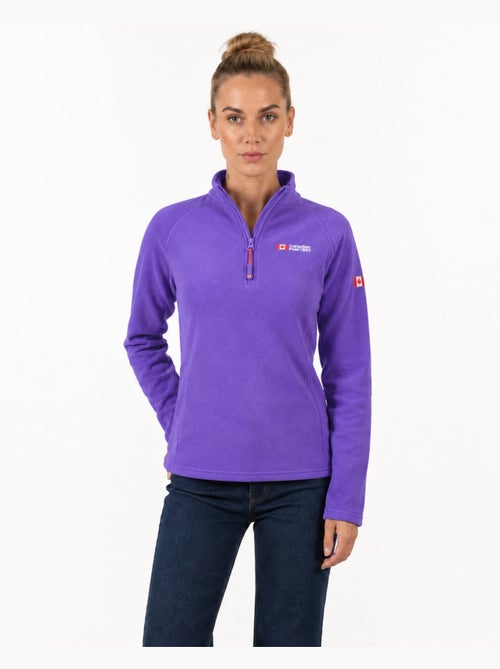 Dunne fleece met rits en opstaande kraag tugeak – canadian peak - Kiabi Dunne fleece met rits en opstaande kraag tugeak – canadian peak - Kiabi