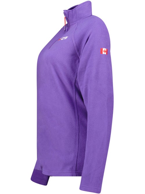 Dunne fleece met rits en opstaande kraag tugeak – canadian peak - Kiabi Dunne fleece met rits en opstaande kraag tugeak – canadian peak - Kiabi