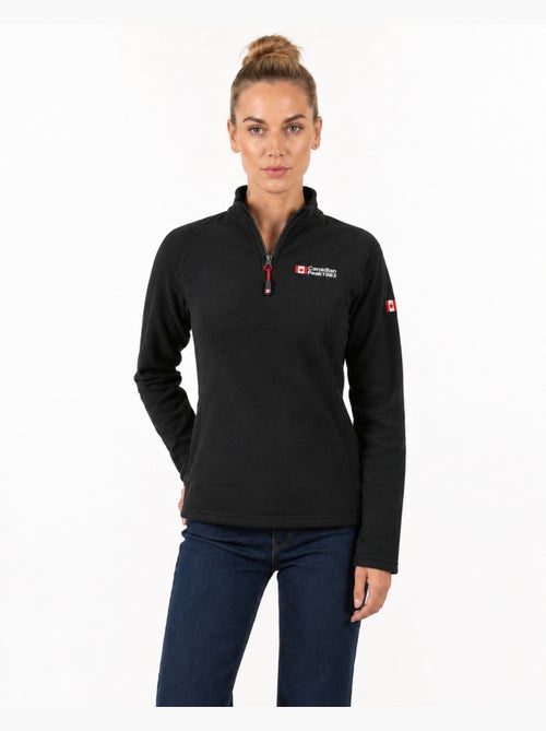 Dunne fleece met rits en opstaande kraag tugeak – canadian peak - Kiabi Dunne fleece met rits en opstaande kraag tugeak – canadian peak - Kiabi