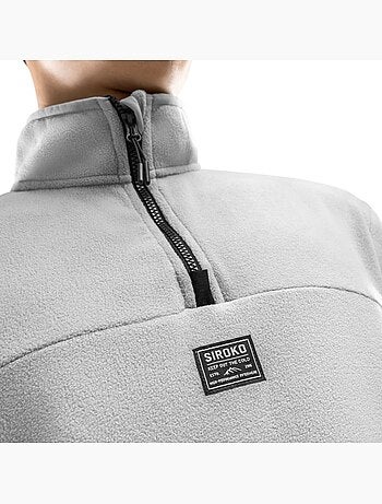 Dunne fleece trui voor heren