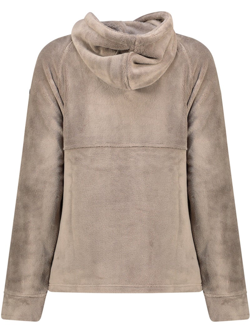 Dunne fleecevest met capuchon ulotteak – canadian peak Taupe - Kiabi