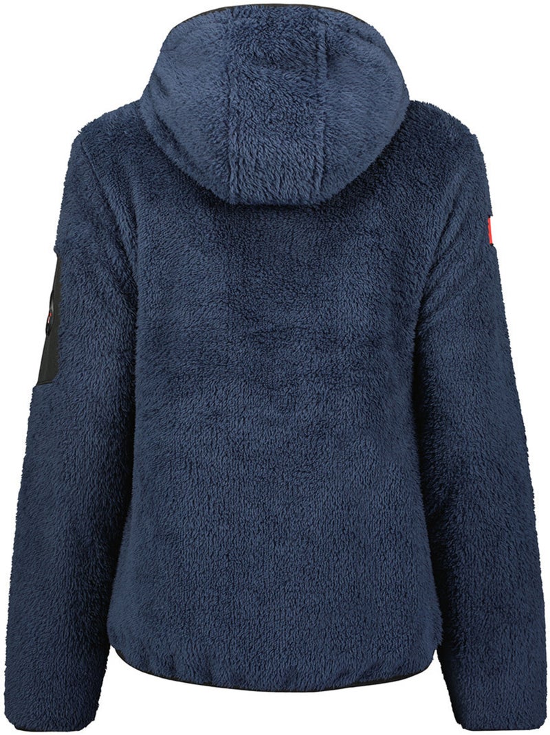 Dunne fleecevest met opstaande kraag ulebeak – canadian peak Marineblauw - Kiabi