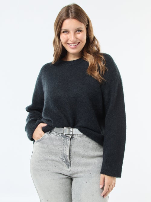 Dunne trui van warm tricot - Kiabi