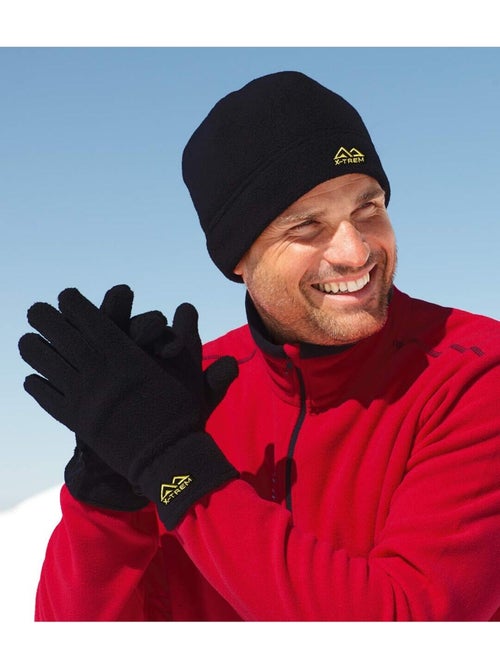 Duo polaire bonnet + gants antifroid - atlas for men - Kiabi Duo polaire bonnet + gants antifroid - atlas for men - Kiabi