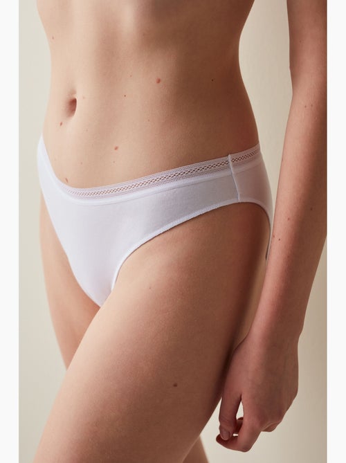 Easy coton trim slip penti - Kiabi Easy coton trim slip penti - Kiabi