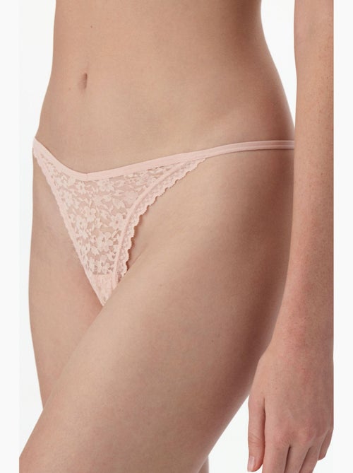Easy kant v-hals bloemen string penti - Kiabi