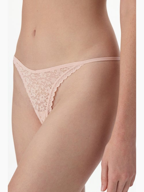 Easy kant v-hals bloemen string penti - Kiabi