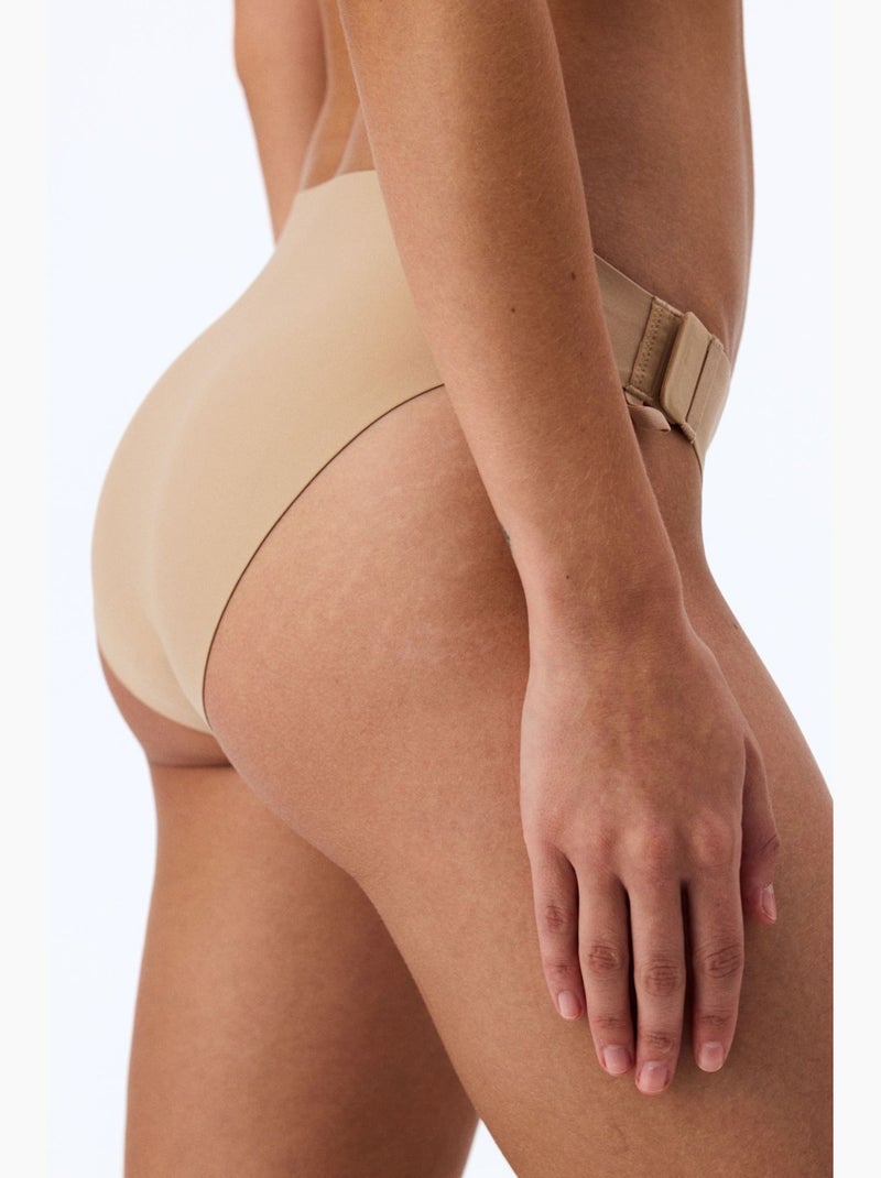 Easy open slip met lage taille penti Klei-beige - Kiabi