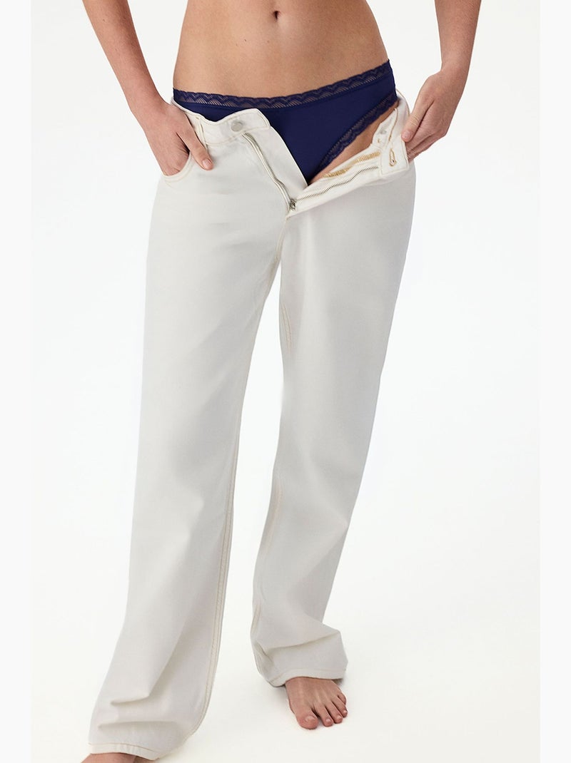 Easy trim slipbroekje penti Marineblauw - Kiabi