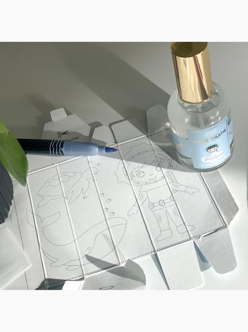 Eau de toilette garçon agrumes basilic 50 ml Bleu ciel - Kiabi
