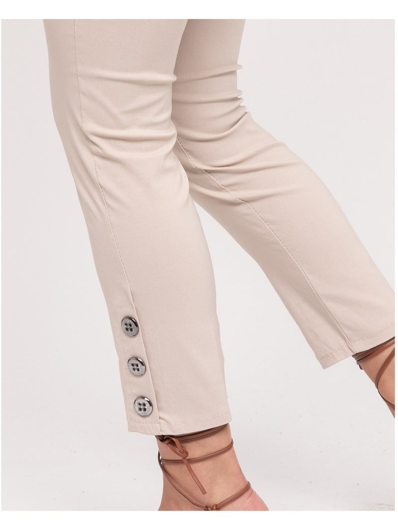 Eblie capri broek Beige - Kiabi