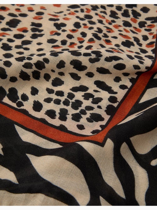 Écharpe à motif animal, mo fashion - Kiabi