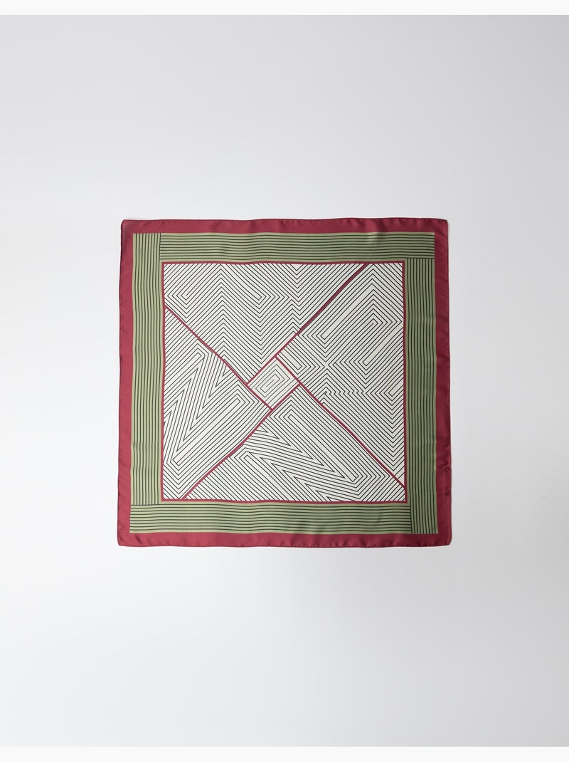 Écharpe à motifs géométriques, mo fashion Vert - Kiabi