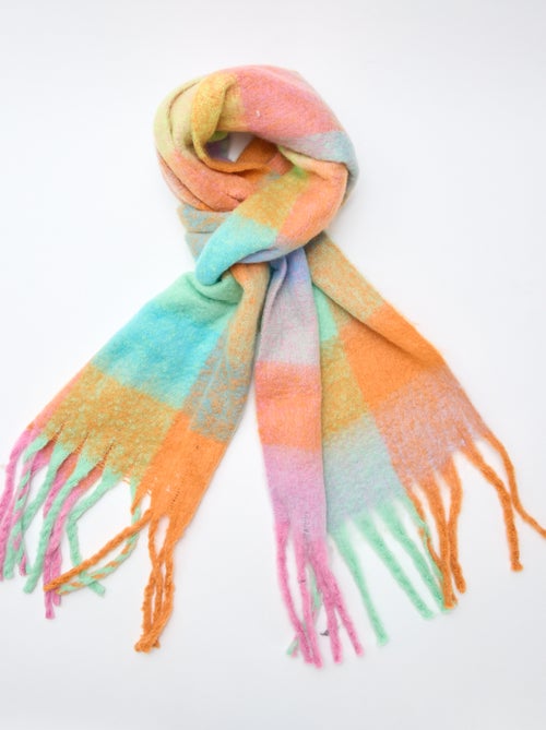 Echarpe chaude à franche - Kiabi